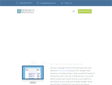 Tablet Screenshot of designixwebsolutions.com